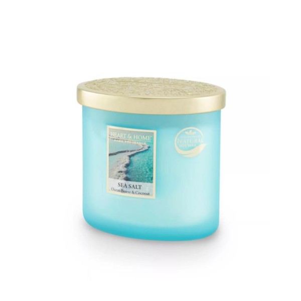 Αρωματικό Κερί Διπλό Φυτίλι Αλάτι της Θάλασσας