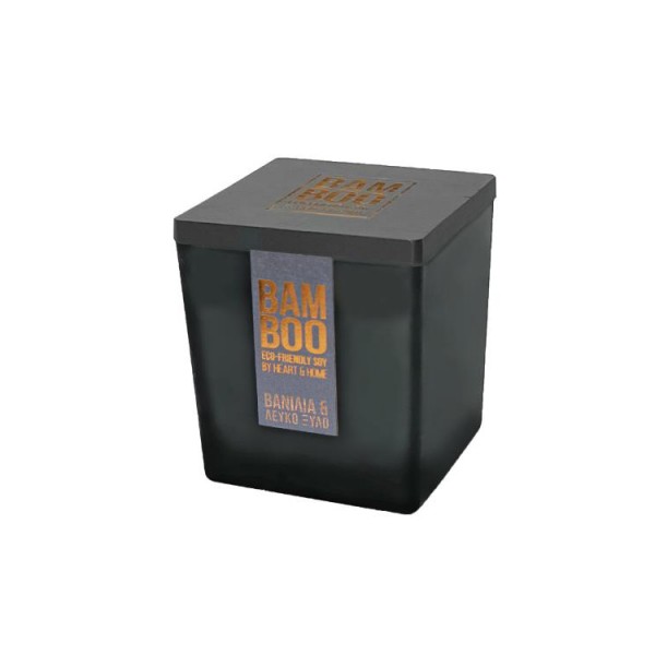 Αρωματικό Κερί Bamboo Βανίλια και Λευκό ξύλο