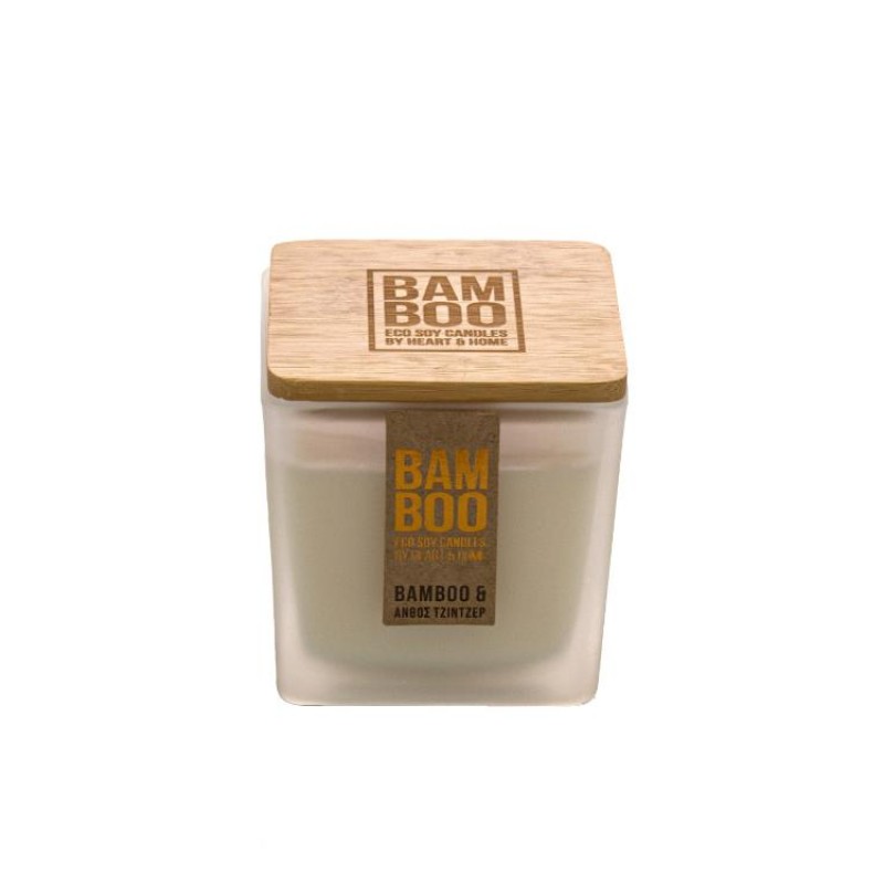 Αρωματικό Κερί Bamboo Bamboo και Ανθός Τζίντζερ