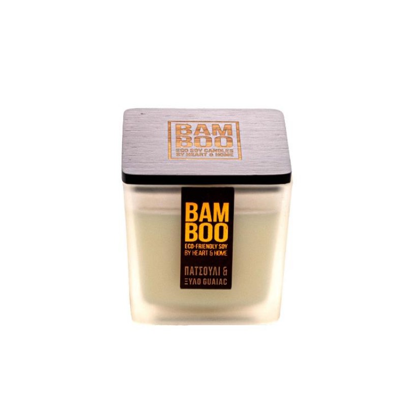 Αρωματικό Κερί Bamboo Πατσουλί και Ξύλο Guaiac