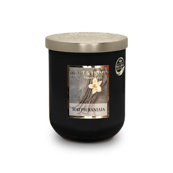 Αρωματικό Κερί Μεγάλο Μαύρη βανίλια