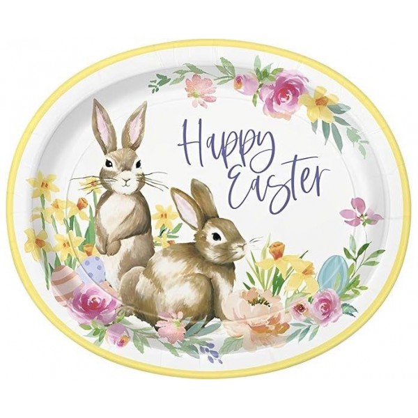 Πιατέλα Χάρτινη οβάλ 30cm 8τεμ Λαγός Πιατέλα Χάρτινη οβάλ 30cm 8τεμ Λαγός