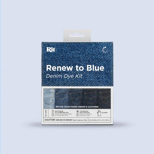 Rit Renew to Blue Dye Kit Rit Renew to Blue Dye Kit