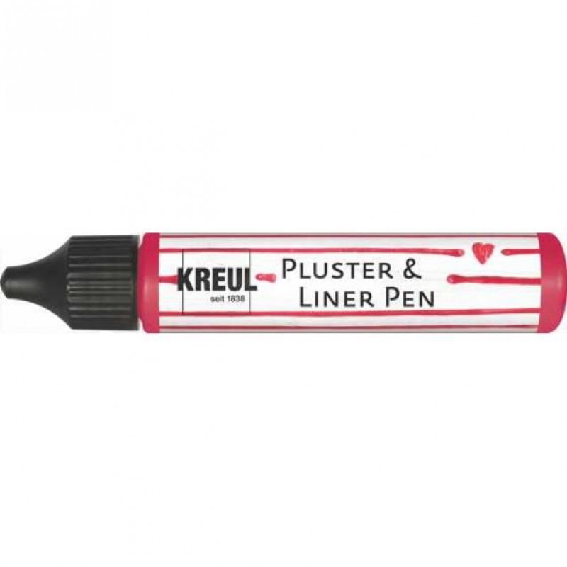 Kreul 29ml Pic Tixx Liner Pen Ruby Red