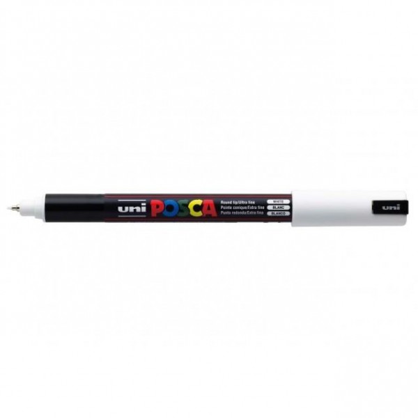 Μαρκαδόρος Posca 0,7mm no 1 White Μαρκαδόρος Posca 0,7mm no 1 White