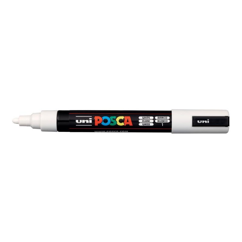 Μαρκαδόρος Posca 1.8-2.5mm no 1 White