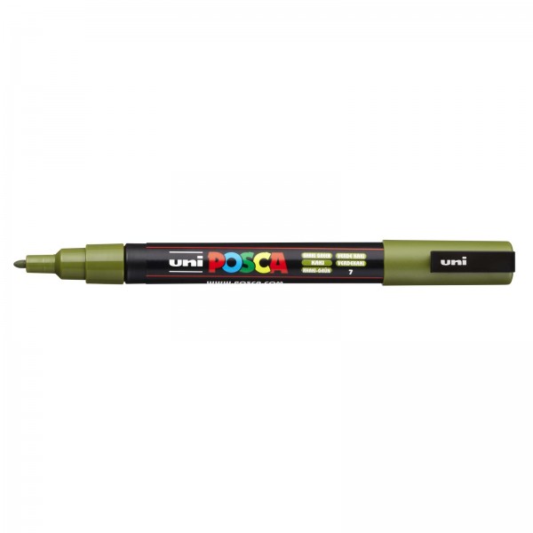 Μαρκαδόρος Posca 0.9-1.3mm no 7 Khaki Green Μαρκαδόρος Posca 0.9-1.3mm no 7 Khaki Green