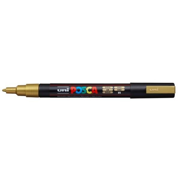 Μαρκαδόρος Posca 0.9-1.3mm no 25 Gold Μαρκαδόρος Posca 0.9-1.3mm no 25 Gold