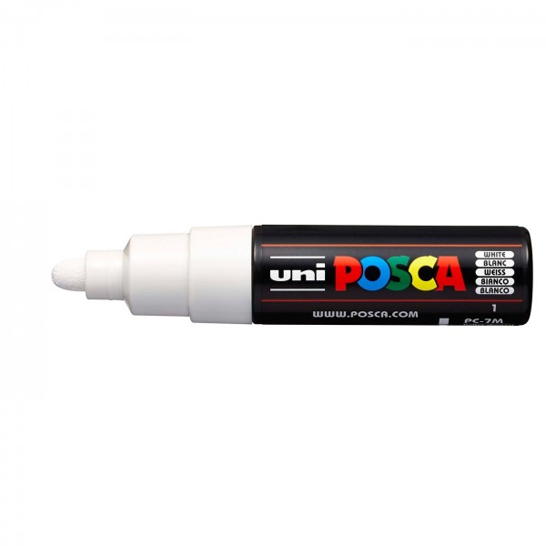 Μαρκαδόρος Posca 4.5-5.5mm no 1 White Μαρκαδόρος Posca 4.5-5.5mm no 1 White