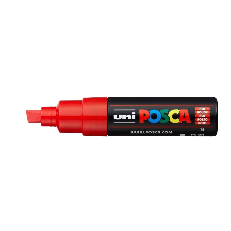 Μαρκαδόρος Posca 8mm no 15 Red