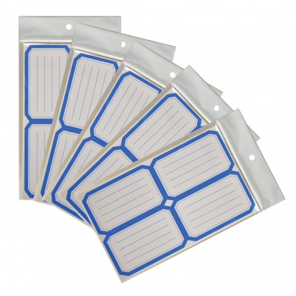 Ετικέτες Τετραδίου Μπλέ 48x80mm 20τεμ Ετικέτες Τετραδίου Μπλέ 48x80mm 20τεμ