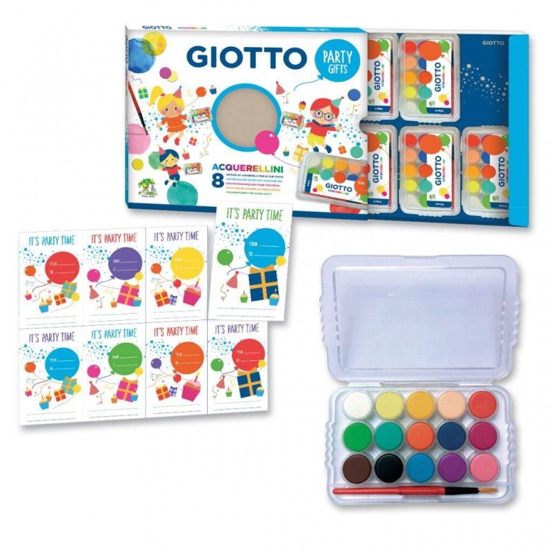 Giotto Party Gifts 8 Σετ με νερομπογιές