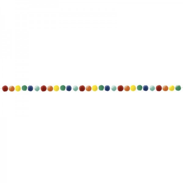 Γιρλάντα Rainbow Felt Pom Pom  2.1m Γιρλάντα Rainbow Felt Pom Pom  2.1m