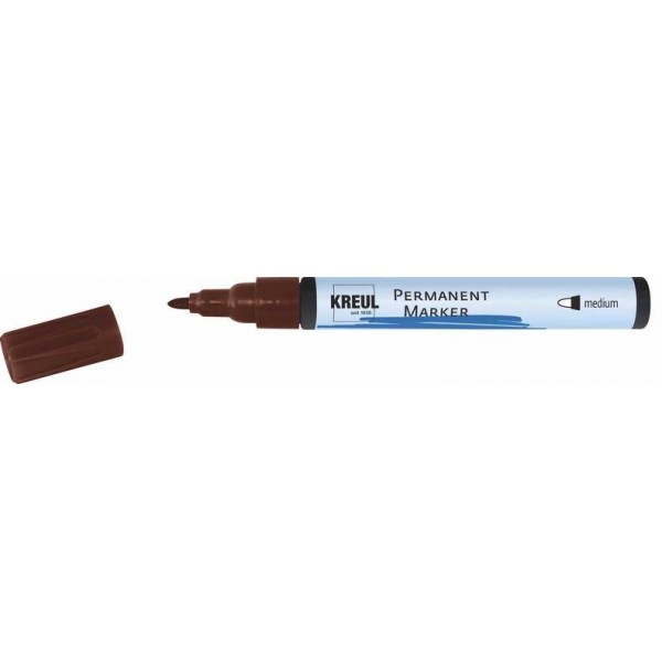Kreul Permanent Marker Medium 1.5-3.0mm Dark Brown