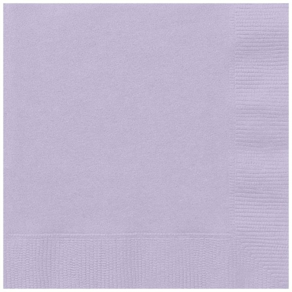 Χαρτοπετσέτες Φαγητού Λιλά 20τεμ