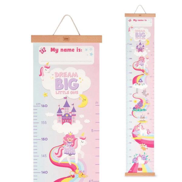 Legami Wall-hanging Height Chart - Dream Big Little One Unicorn Legami Wall-hanging Height Chart - Dream Big Little One Unicorn