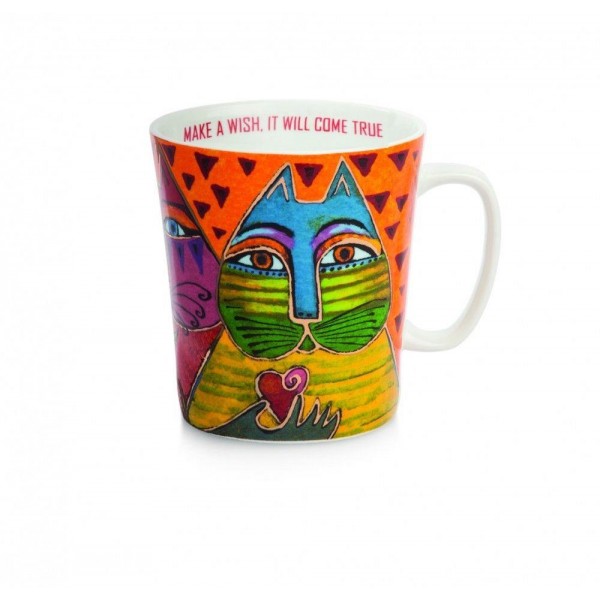 Laurel Burch Κούπα Πορσελάνης Orange Cat 430ml