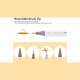 Ohuhu Honolulu Alcohol Markers Σετ Μαρκαδόρων 24 Skin tones Brush - Chisel