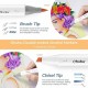 Ohuhu Honolulu Alcohol Art Markers Σετ 120 Μαρκαδόρων Brush - Chisel
