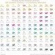Ohuhu Honolulu Alcohol Art Markers Σετ 120 Μαρκαδόρων Brush - Chisel