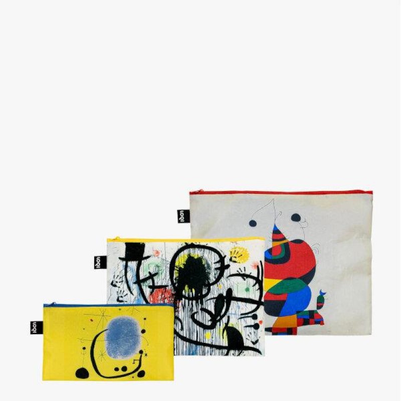 Loqi Joan Miro Recycled Zip Pockets