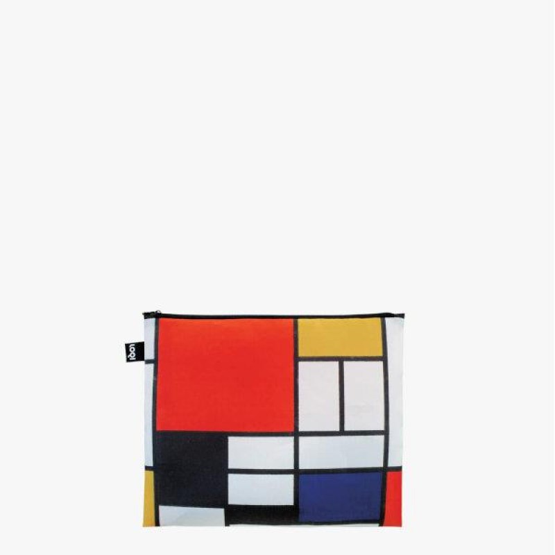 Loqi Mondrian, Kandinsky, Delaunay Recycled Zip Pockets