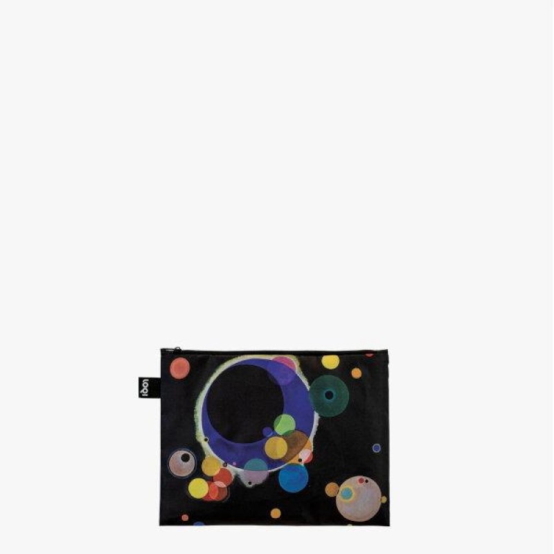 Loqi Mondrian, Kandinsky, Delaunay Recycled Zip Pockets