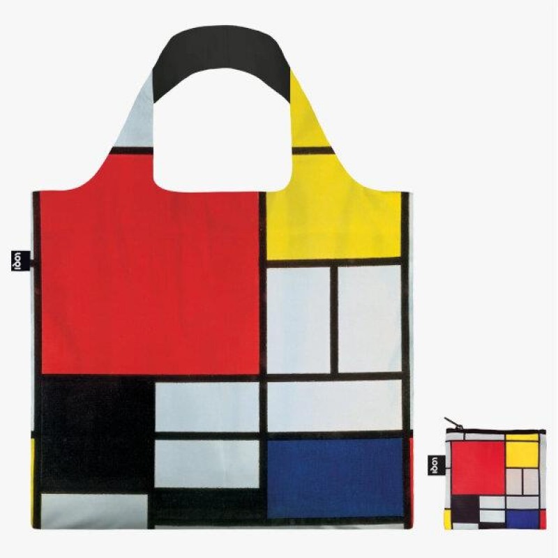 Loqi Piet Mondrian Composition Recycled Bag