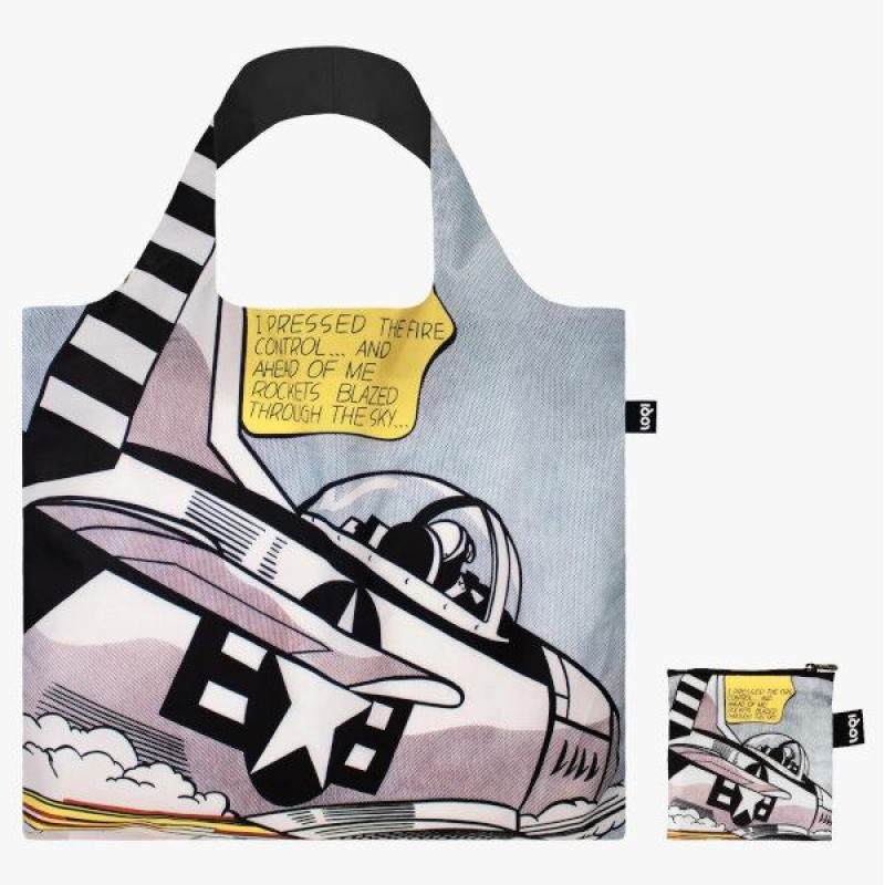 Loqi Roy Lichtenstein Whaam! Recycled Bag