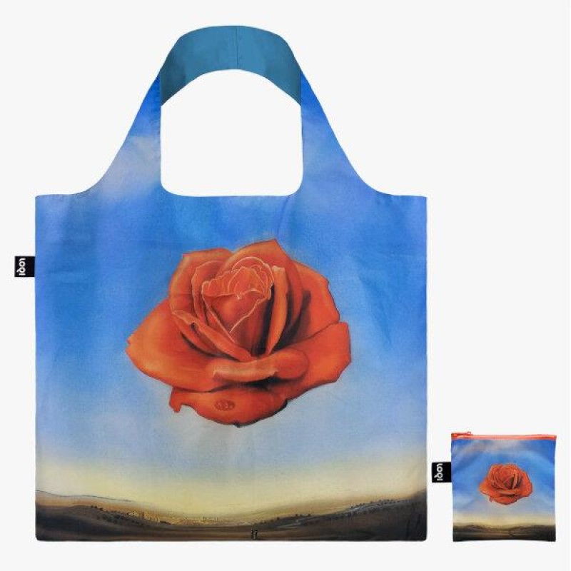 Loqi Salvador Dali Meditative Rose Recycled Bag