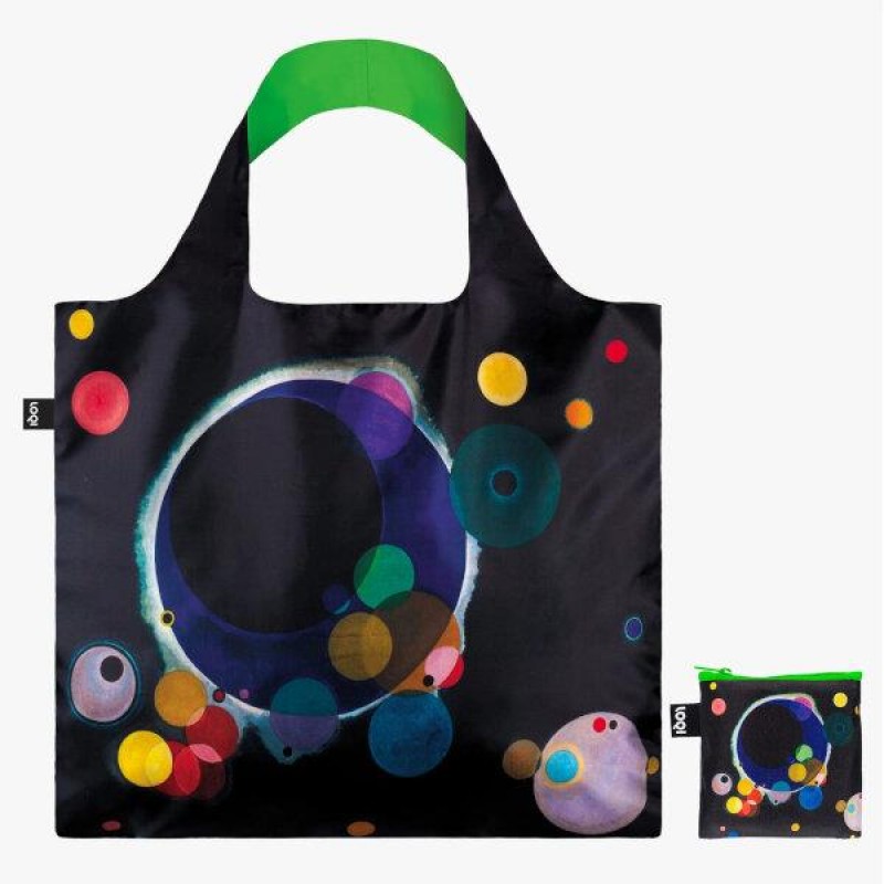 Loqi Wassily Kandinsky Several Circles Recycled Bag