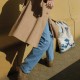 Loqi Katsushika Hokusai The Great Wave Recycled Bag