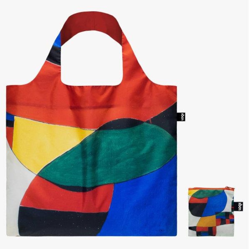 Loqi Joan Miro Woman, Bird And Star Recycled Bag