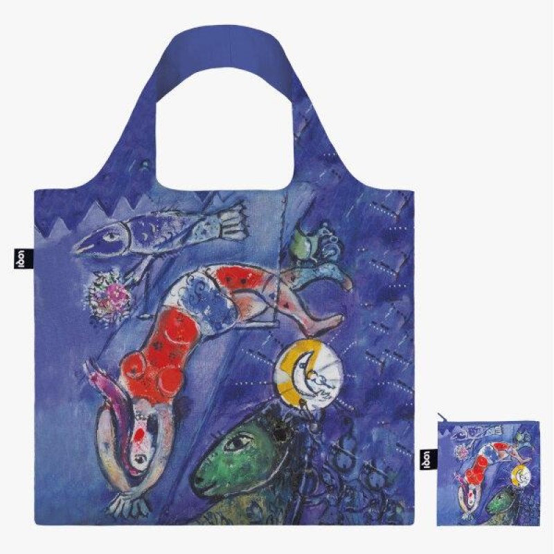 Loqi Marc Chagall The Blue Circus Recycled Bag