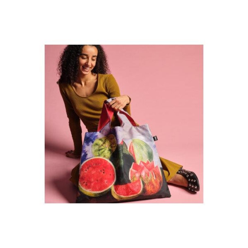 Loqi Frida Kahlo Viva La Vida, Watermelons Recycled Bag