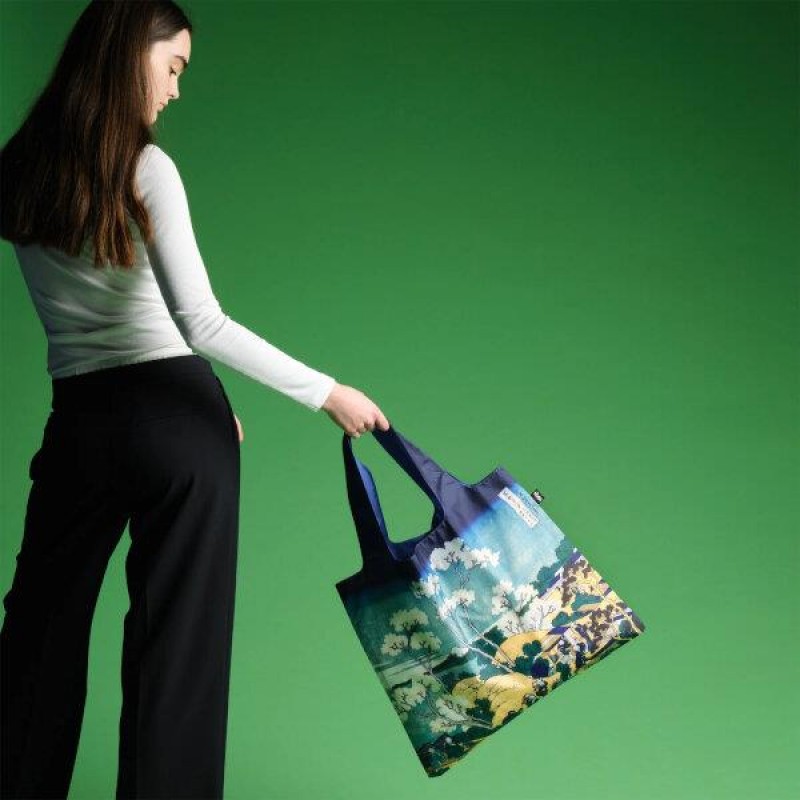 Loqi Katsushika Hokusai Fuji From Gotenyama Recycled Bag