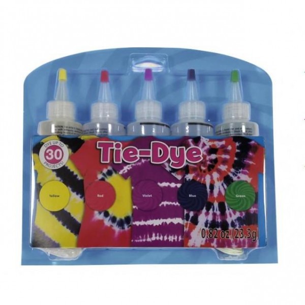 Πλήρες Σετ Tie Dye με 5 χρώματα Rainbow Πλήρες Σετ Tie Dye με 5 χρώματα Rainbow