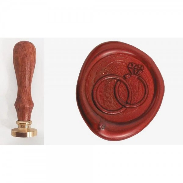 Ορειχάλκινη Σφραγίδα Φ 2,5cm  Ορειχάλκινη Σφραγίδα Φ 2,5cm