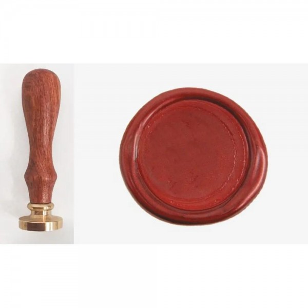 Ορειχάλκινη Σφραγίδα Φ 2,5cm Αχάρακτη με Χερούλι Ορειχάλκινη Σφραγίδα Φ 2,5cm Αχάρακτη με Χερούλι