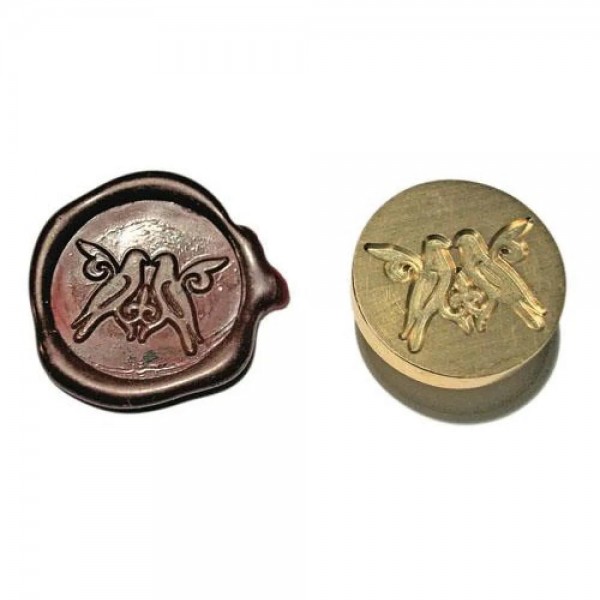 Ορειχάλκινη Σφραγίδα Φ 2,5cm  Ορειχάλκινη Σφραγίδα Φ 2,5cm