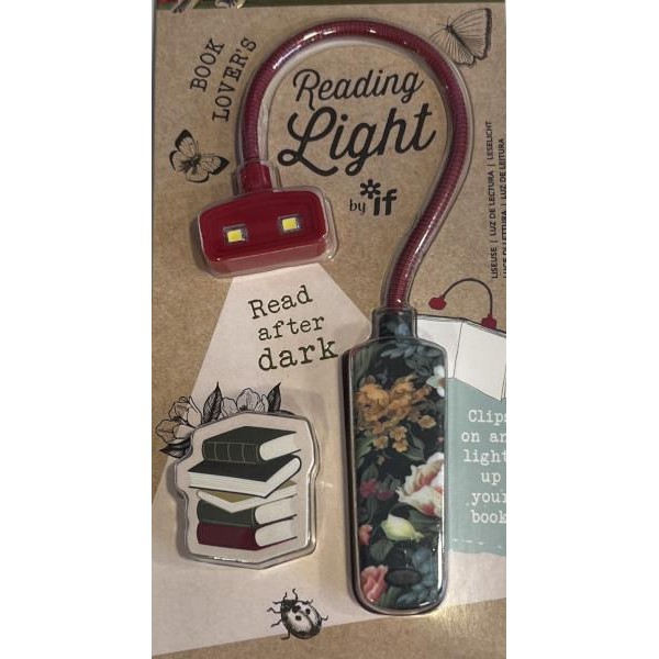 Φακός Βιβλίου Dark Floral