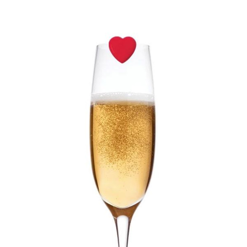 Legami Set of 6 Drink Markers Love is in the glass Legami Set of 6 Drink Markers Love is in the glass