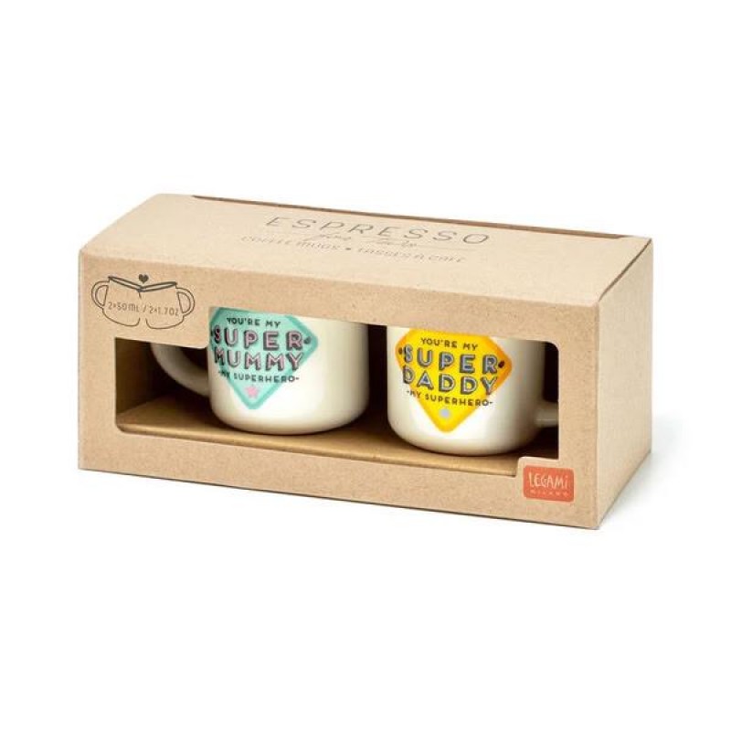 Legami Σετ 2 κούπες Espresso Mum and Dad Legami Σετ 2 κούπες Espresso Mum and Dad