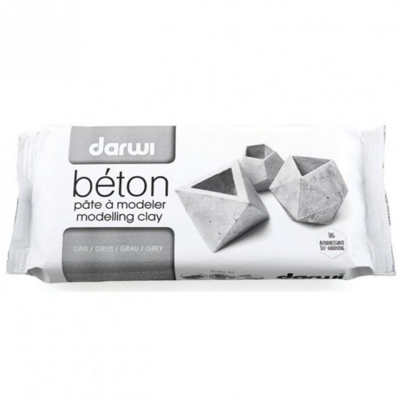 Darwi Πηλός Αυτοξηραινόμενος Γκρι Beton 500gr