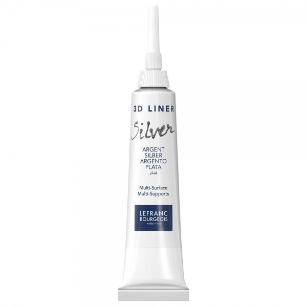 Lefranc Bourgeois 20ml 3D Περίγραμμα Ασημί Lefranc Bourgeois 20ml 3D Περίγραμμα Ασημί