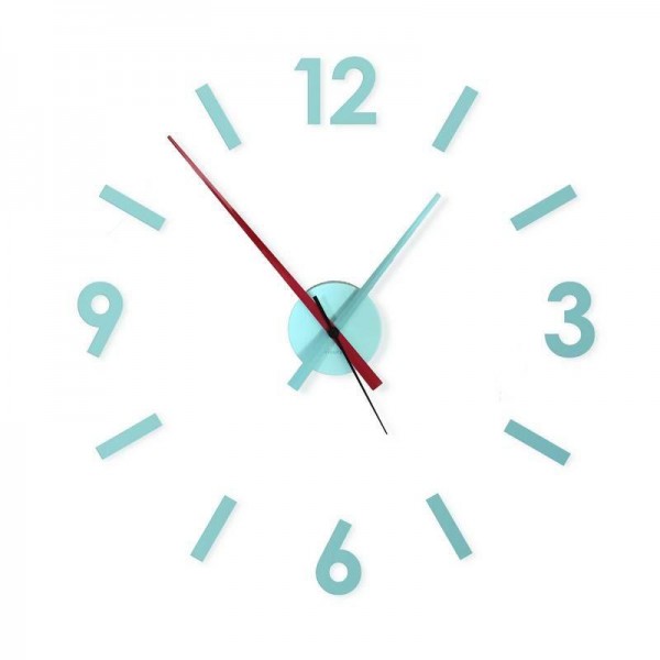 Fisura DIY Ρολόι Τοίχου Mint