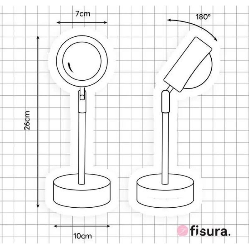 Fisura Sunset Lamp Black Fisura Sunset Lamp Black