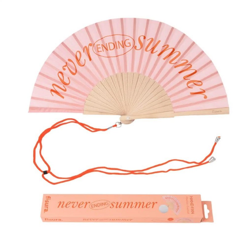 Fisura Βεντάλια Never Ending Summer Πορτοκαλί Fisura Βεντάλια Never Ending Summer Πορτοκαλί