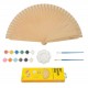 Fisura DIY Βεντάλια 12 Χρώματα + 2 Πινέλα Fisura DIY Βεντάλια 12 Χρώματα + 2 Πινέλα