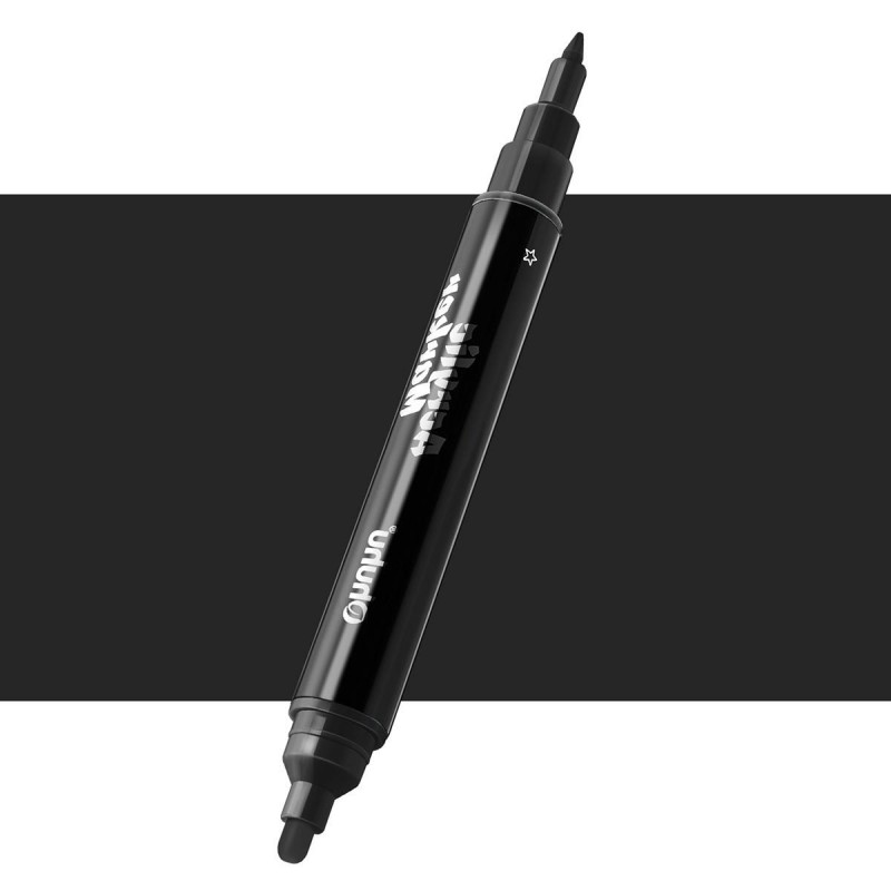 Ohuhu Ακρυλικός Μαρκαδόρος με Διπλή Μύτη  120 Black